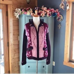 SweaterCoat Cardigan w/Embroidery Detail. So SOFT!